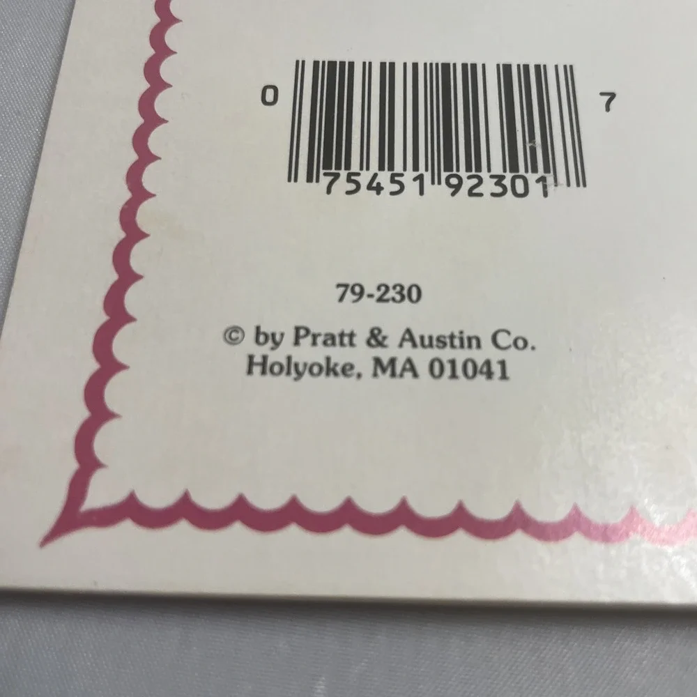 PRATT & AUSTIN‎ Seal N Send Foldover Note Set 11 Notes 24 Gold Seals Pink Roses
